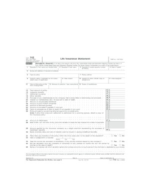 Form 712 Life Insurance Statement