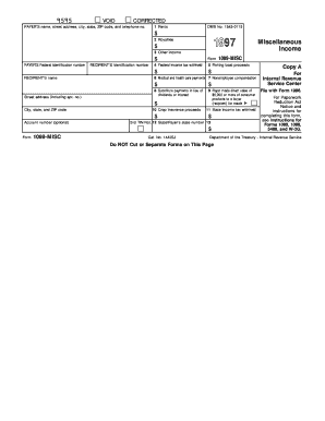 IRS Form 1099-MISC