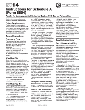 Instructions for Schedule A (Form 8804)