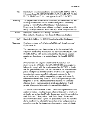 California UCCJEA Declaration Form