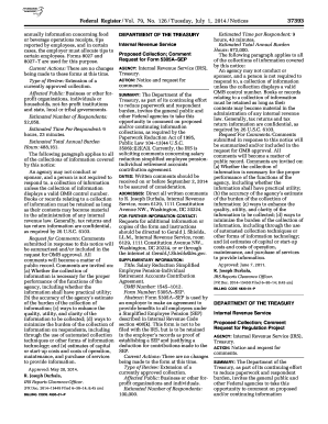IRS Form 5305A-SEP Agreement