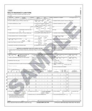 Health Insurance Claim Form