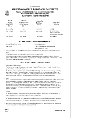 APPLICATION FOR THE PURCHASE OF MILITARY SERVICE - rnet state