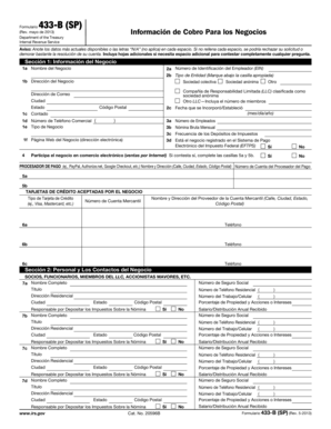 Formulario 433-B (SP)