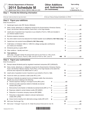 Illinois Schedule M Tax Form