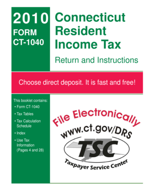Connecticut Resident Income Tax Return