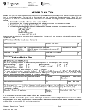 Medical Claim Form