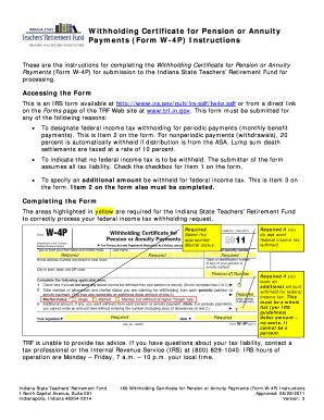 Withholding Certificate for Pension or Annuity Payments