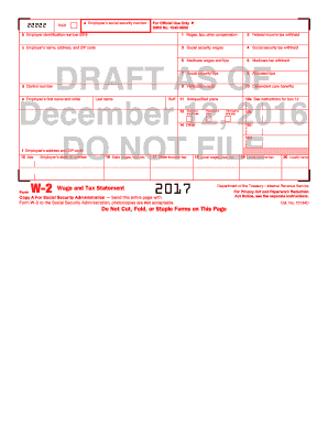 Fillable W2 2016 - Fill Online, Printable, Fillable, Blank | pdfFiller