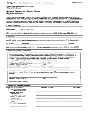 National Register of Historic Places Registration Form