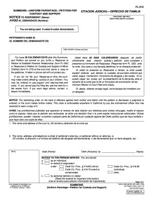 CITACIÓN JUDICIAL—DERECHO DE FAMILIA