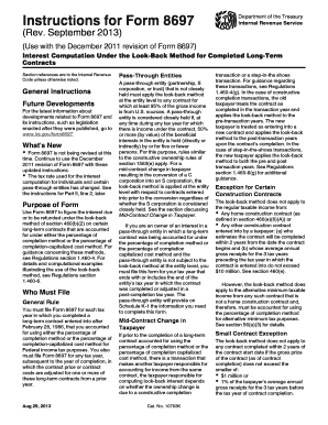 Form 8697 Interest Computation