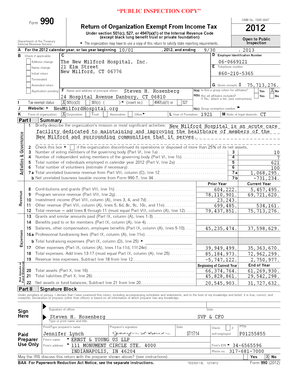 Form 990 2012