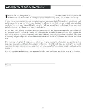 Texas Accident Prevention Plan