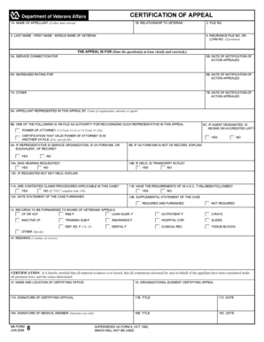 Certification of Appeal