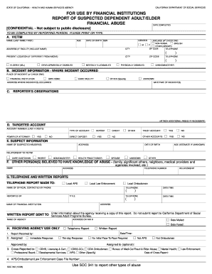 California Elder Financial Abuse Report
