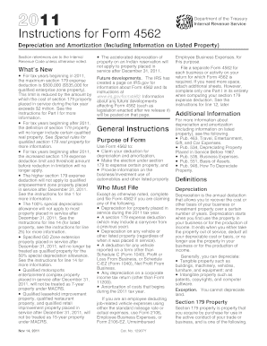 Instructions for Form 4562