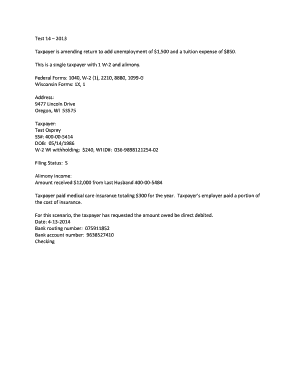 Wisconsin 1X Amended Tax Return