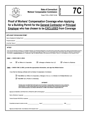 Connecticut Workers' Compensation Exclusion Affidavit