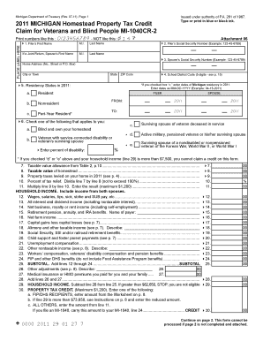 Michigan Homestead Property Tax Credit Form