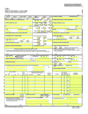 Health Insurance Claim Form