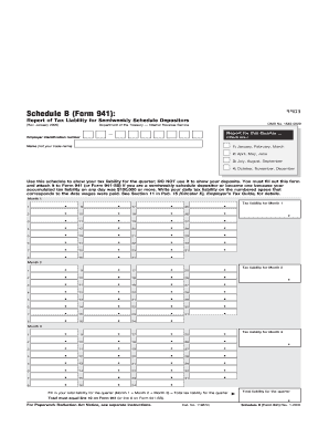 Schedule B Form 941