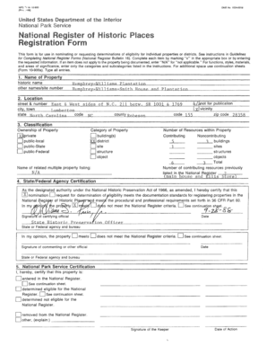 National Register Nomination Form