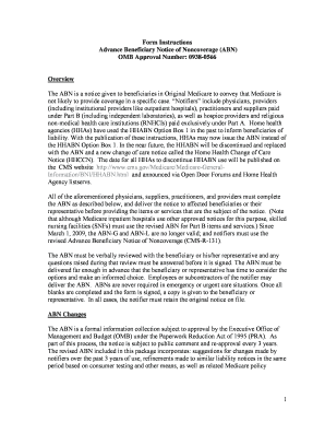 Advance Beneficiary Notice of Noncoverage