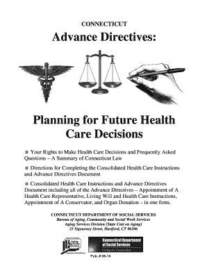 Connecticut Advance Directives Form