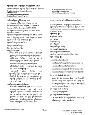 Housing Assistance Payments Contract