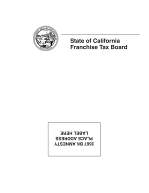 California Amnesty Installment Agreement Request