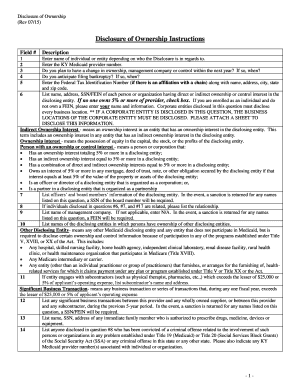 Kentucky Medicaid Disclosure of Ownership