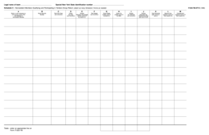 Schedule C - Nonresident Yonkers Group Return