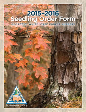 Missouri Conservation Seedling Order Form