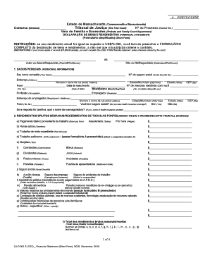 Declaração de Bens e Rendimentos (Formulário Simplificado)