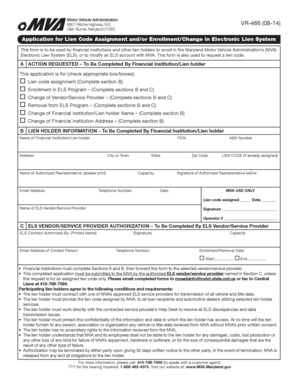 Maryland Electronic Lien System Application