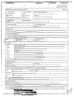 SF-424 Application for Federal Assistance