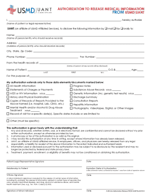 Kaiser doctors note template - Authorization to release medical information from...