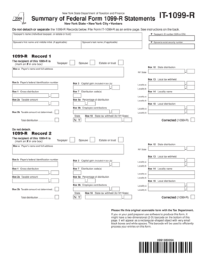 New York State Form IT-1099-R
