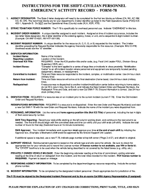 Emergency Activity Record Form-78