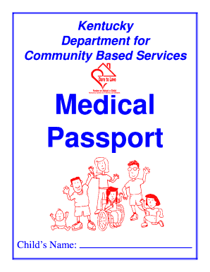 Kentucky Medical Passport for Out-of-Home Care