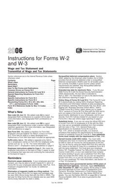 Instructions for Forms W-2 and W-3