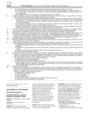 US Federal Register Notice
