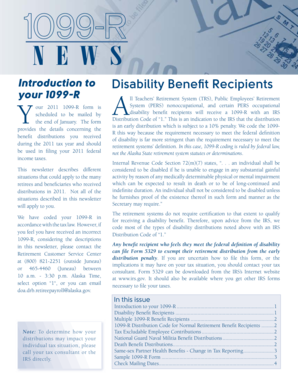 Alaska 1099-R Tax Form for Retirement Benefit Recipients