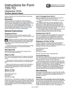Instructions for Form 720-TO