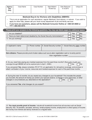 Ohio Medicaid Buy-In for Workers with Disabilities Addendum