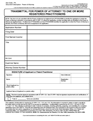 Power of Attorney for US Patent Application
