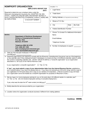 Wisconsin Nonprofit Employer Report