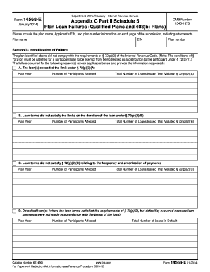 IRS Form 14568-E Appendix C Part II Schedule 5
