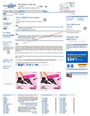 IRS Form 1099